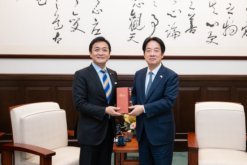 President Lai meets Japanese House of Representatives Member Tamaki Yuichiro